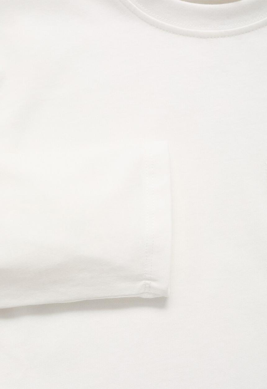 MANGO - T-shirt orejita - natural