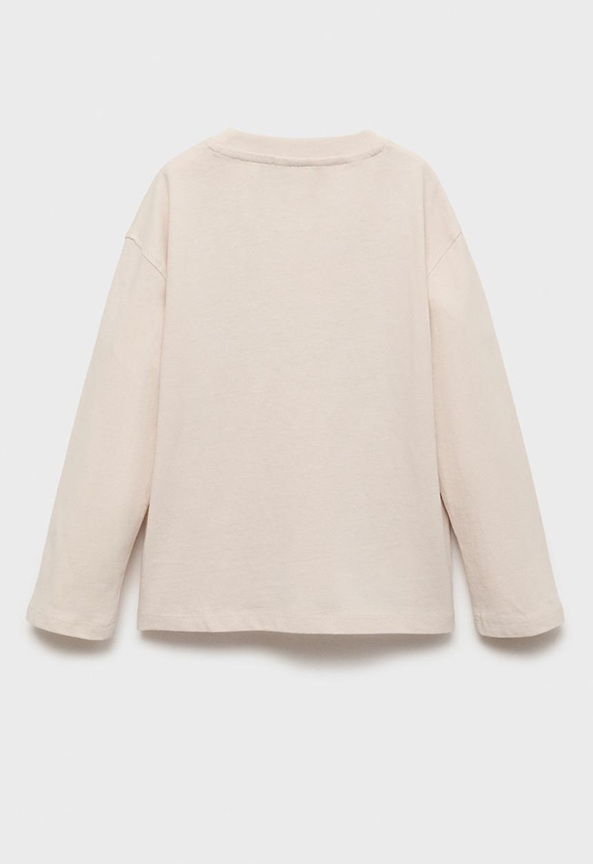 MANGO - T-shirt orejita - light/pastel brown