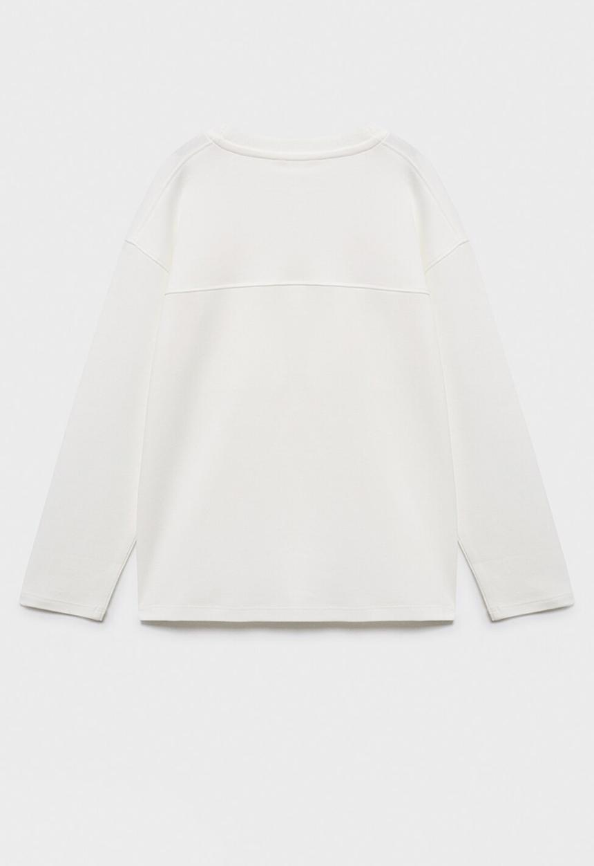 MANGO - T-shirt nubasic - natural