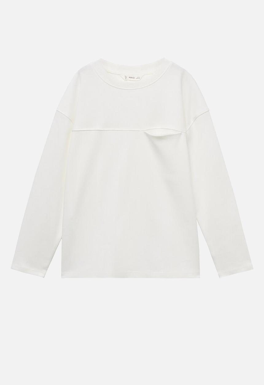 MANGO - T-shirt nubasic - natural
