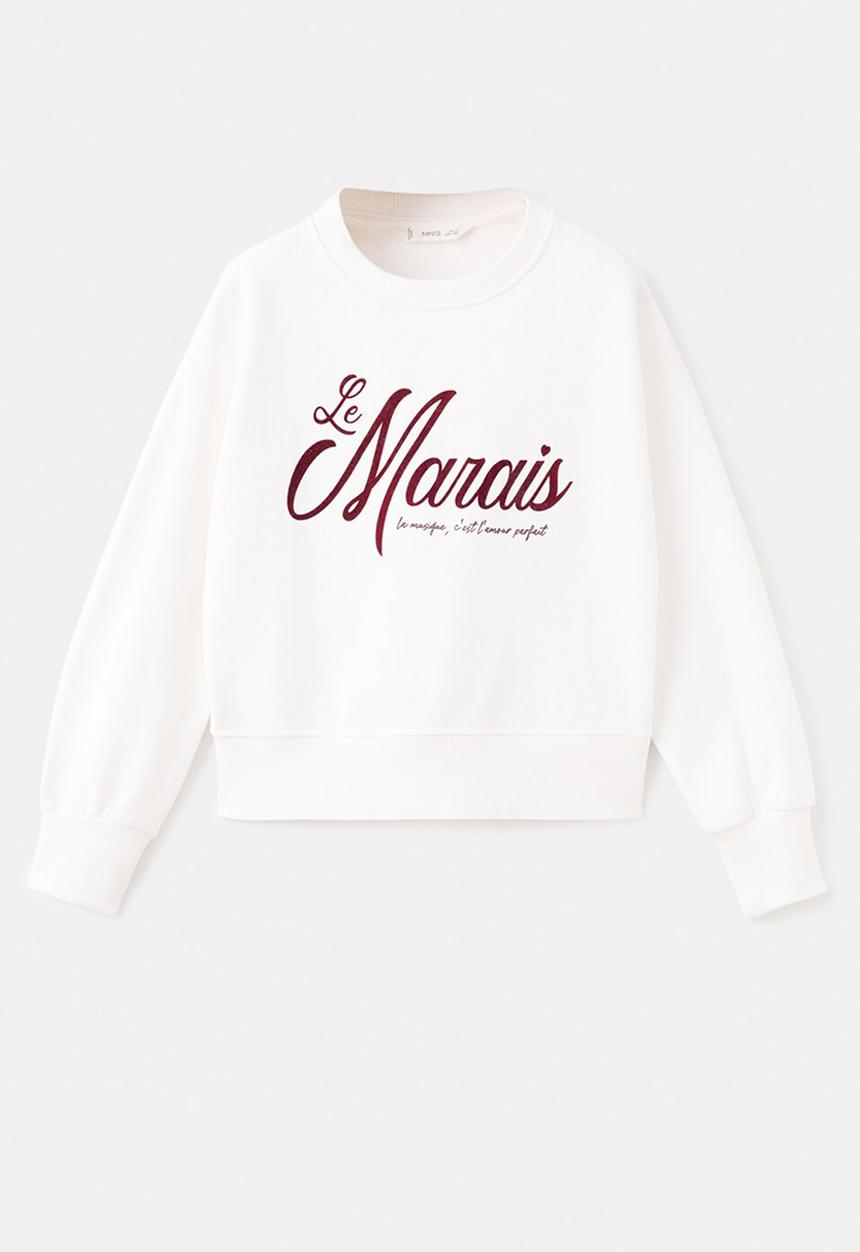 MANGO - Sweatshirt VIVRE - Natural