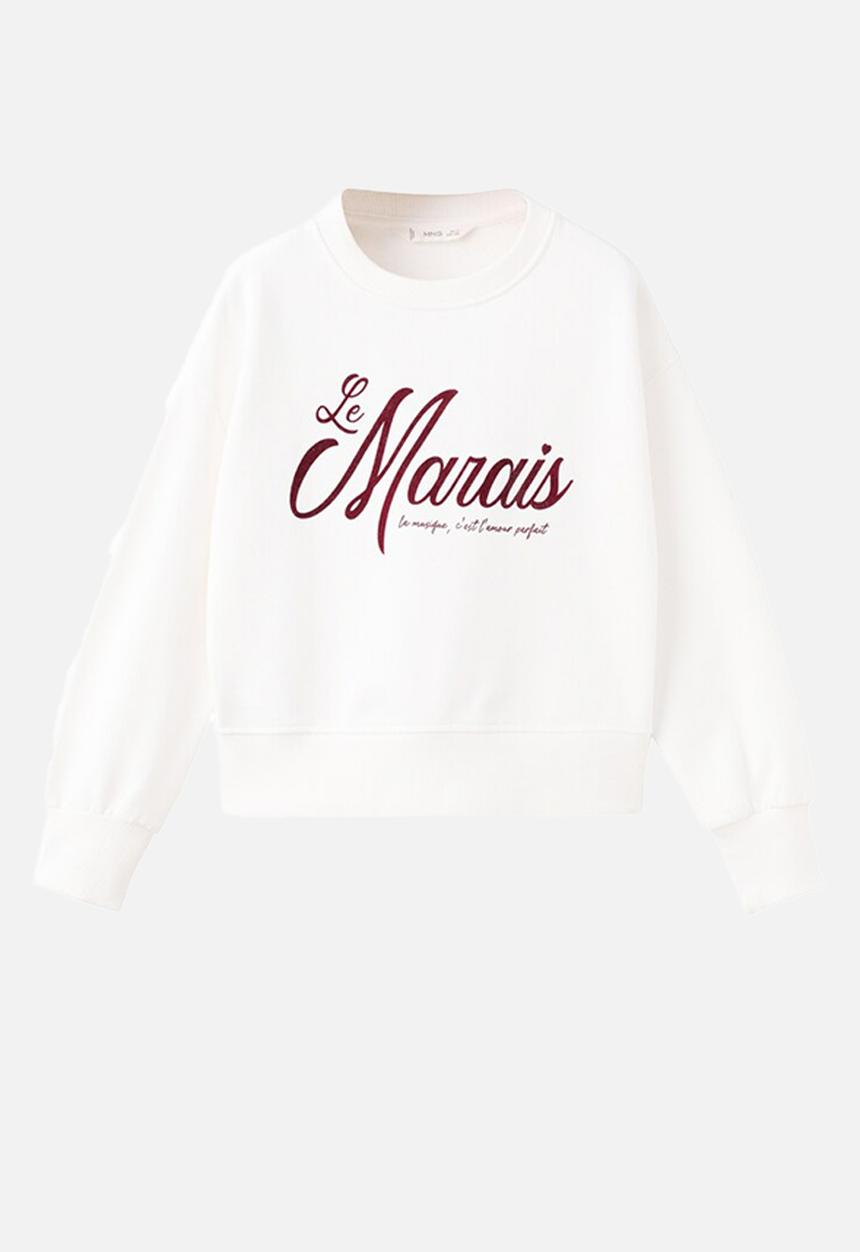 MANGO - Sweatshirt VIVRE - Natural