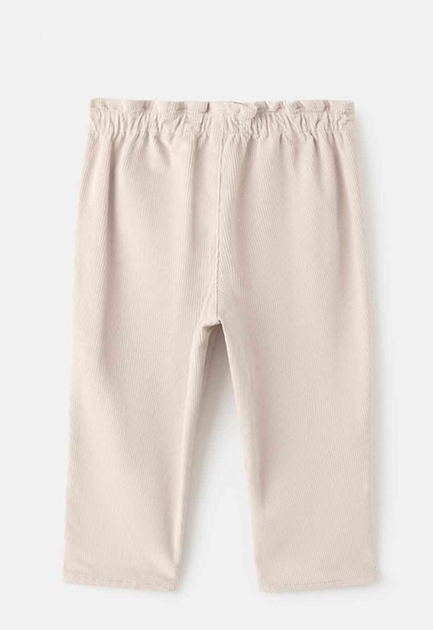 MANGO - Corduroy trousers - beige