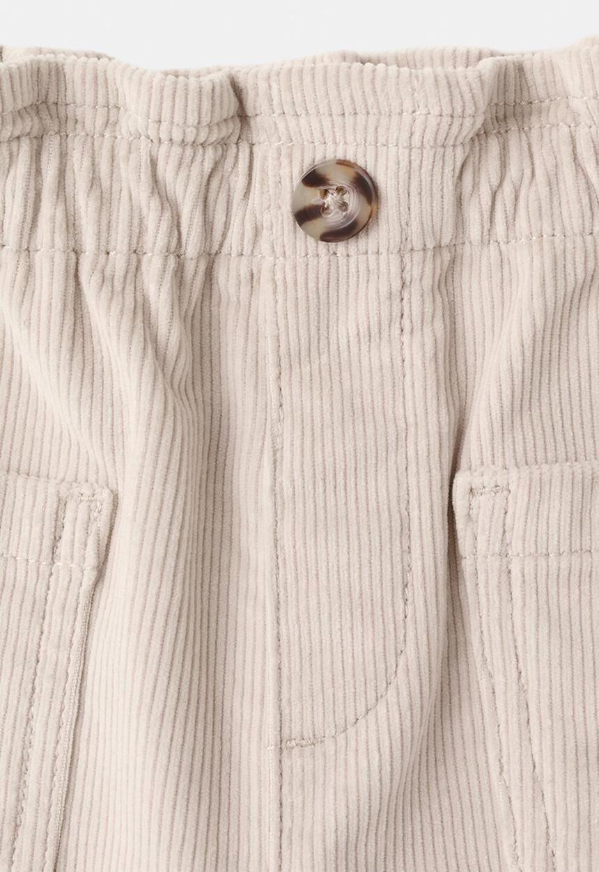 MANGO - Corduroy trousers - beige