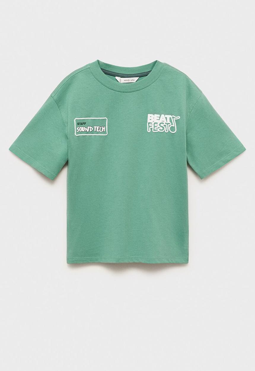 MANGO - T-shirt beats - green