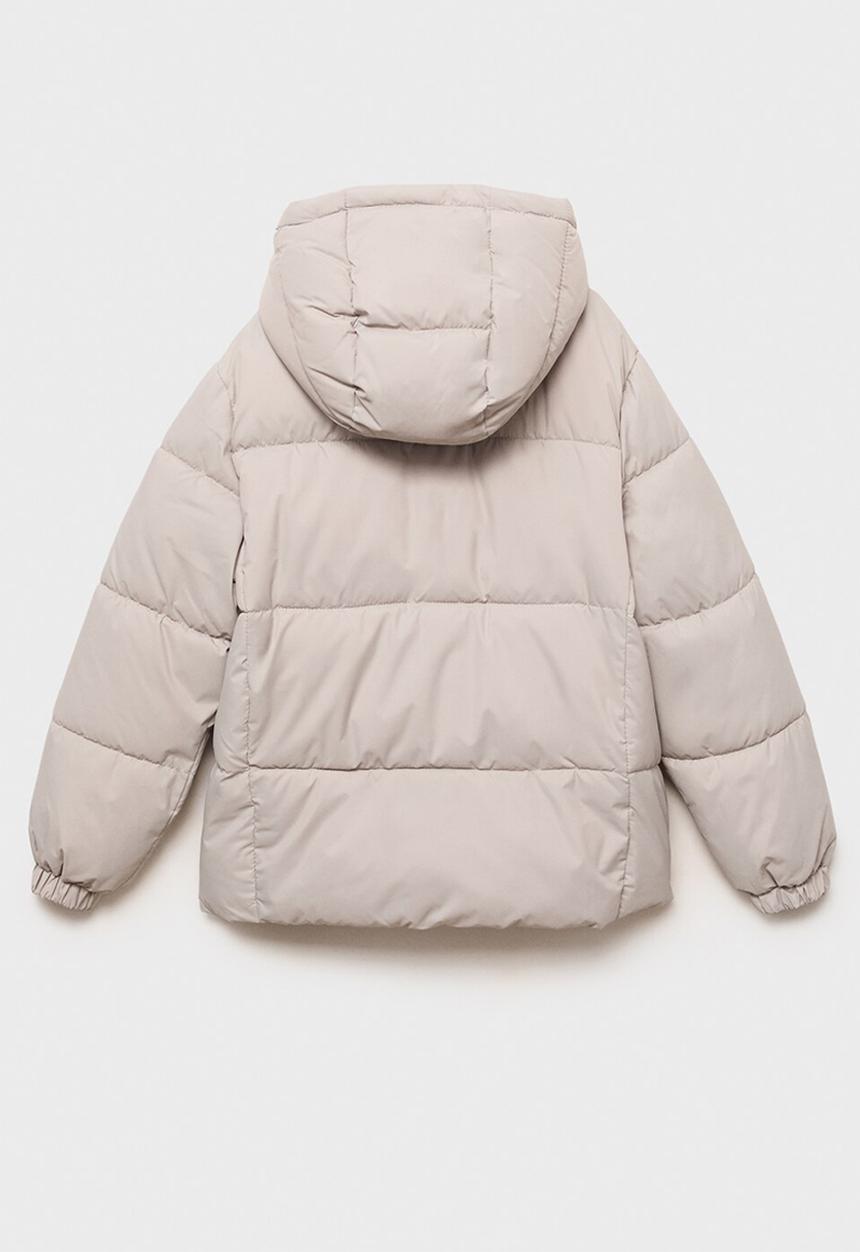 MANGO - Puffer coat america - light/pastel brown