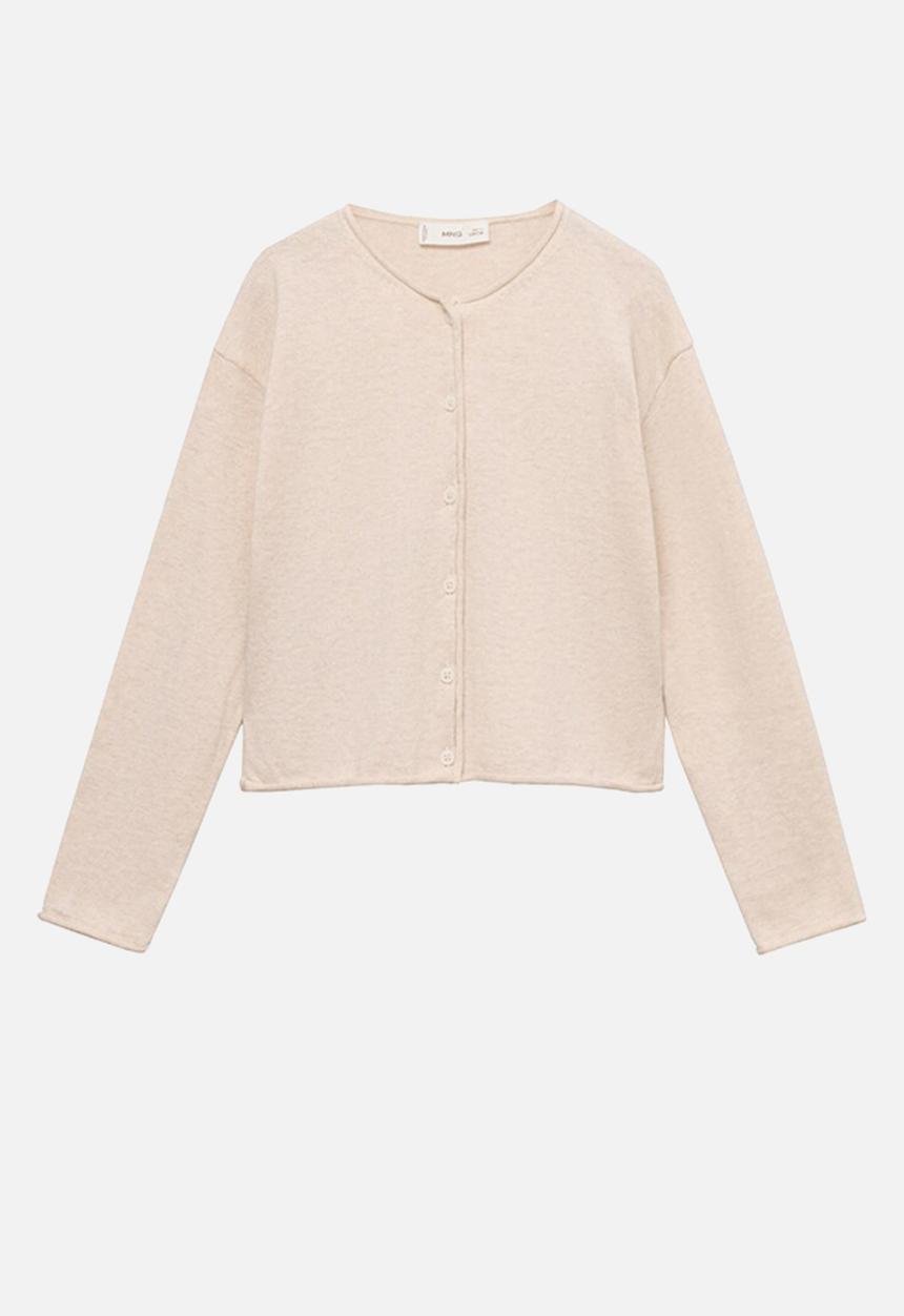 MANGO - Cardigan emma - light beige