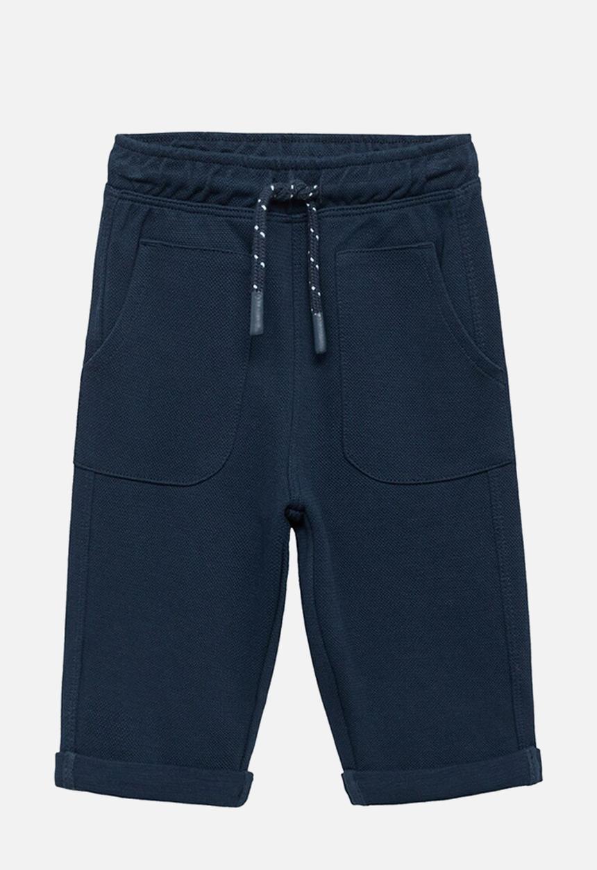 MANGO - Trousers breeze - navy