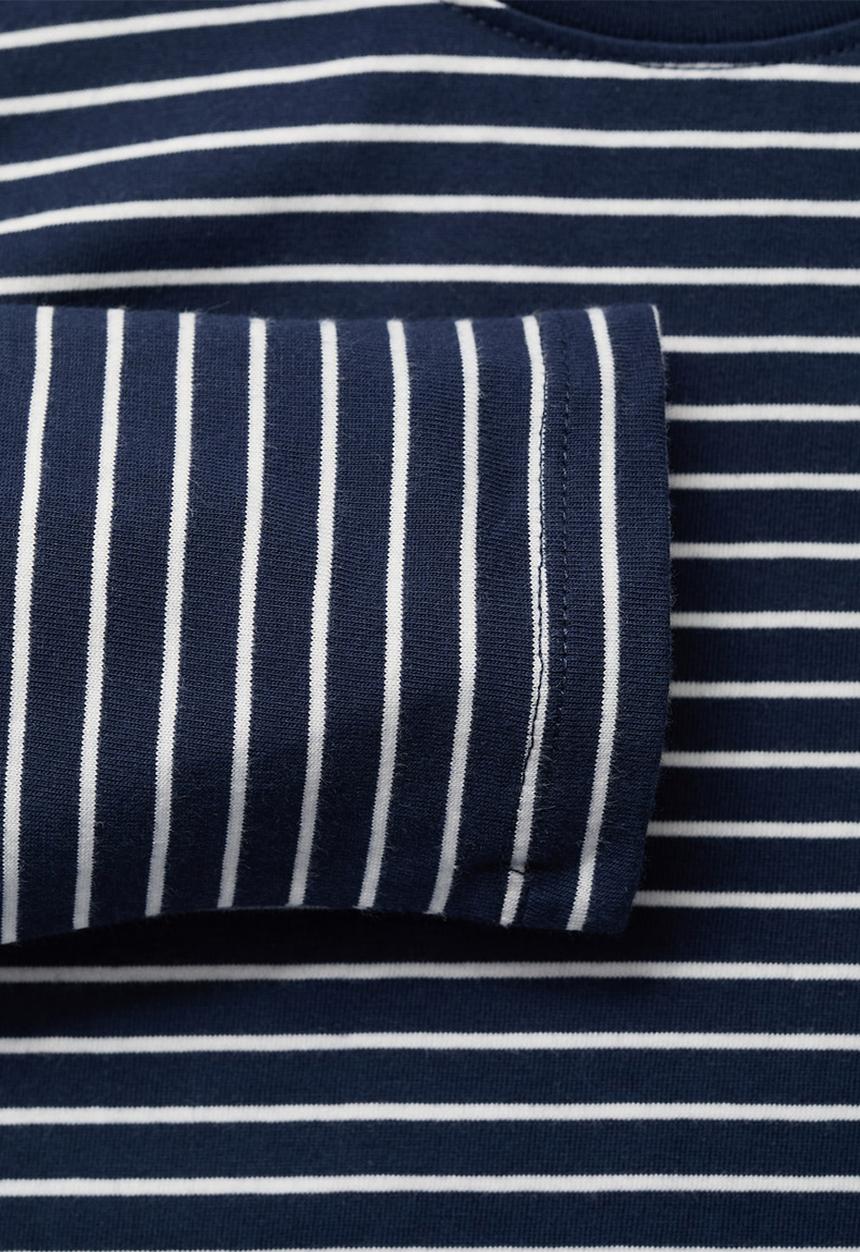 MANGO - T-shirt ponb - navy