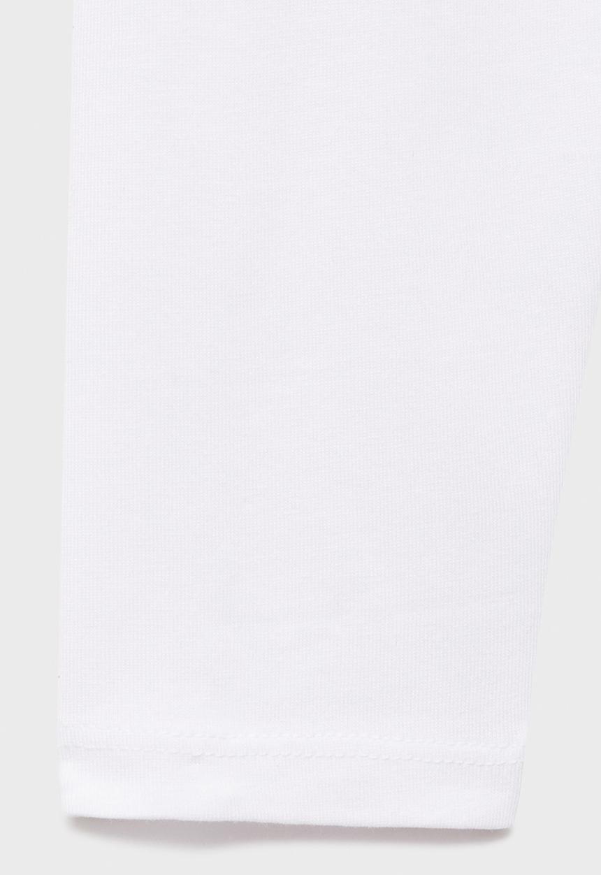 MANGO - Printed long sleeve t-shirt-white