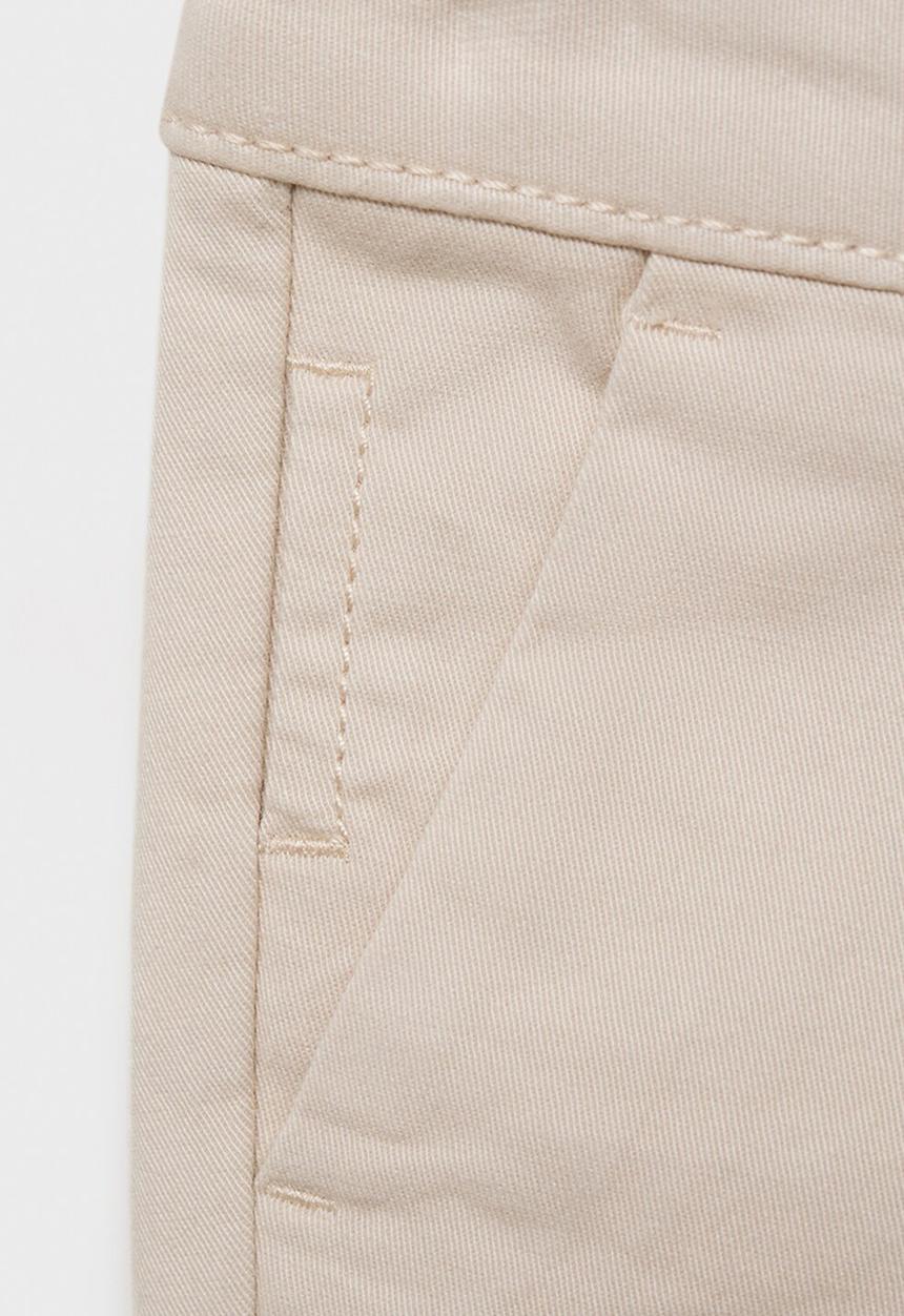 MANGO - Trousers chino - light beige