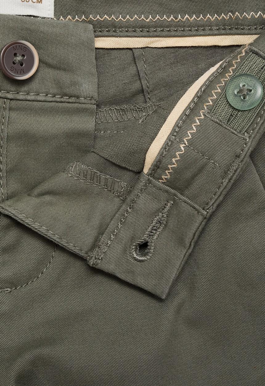 MANGO - Trousers chino - khaki