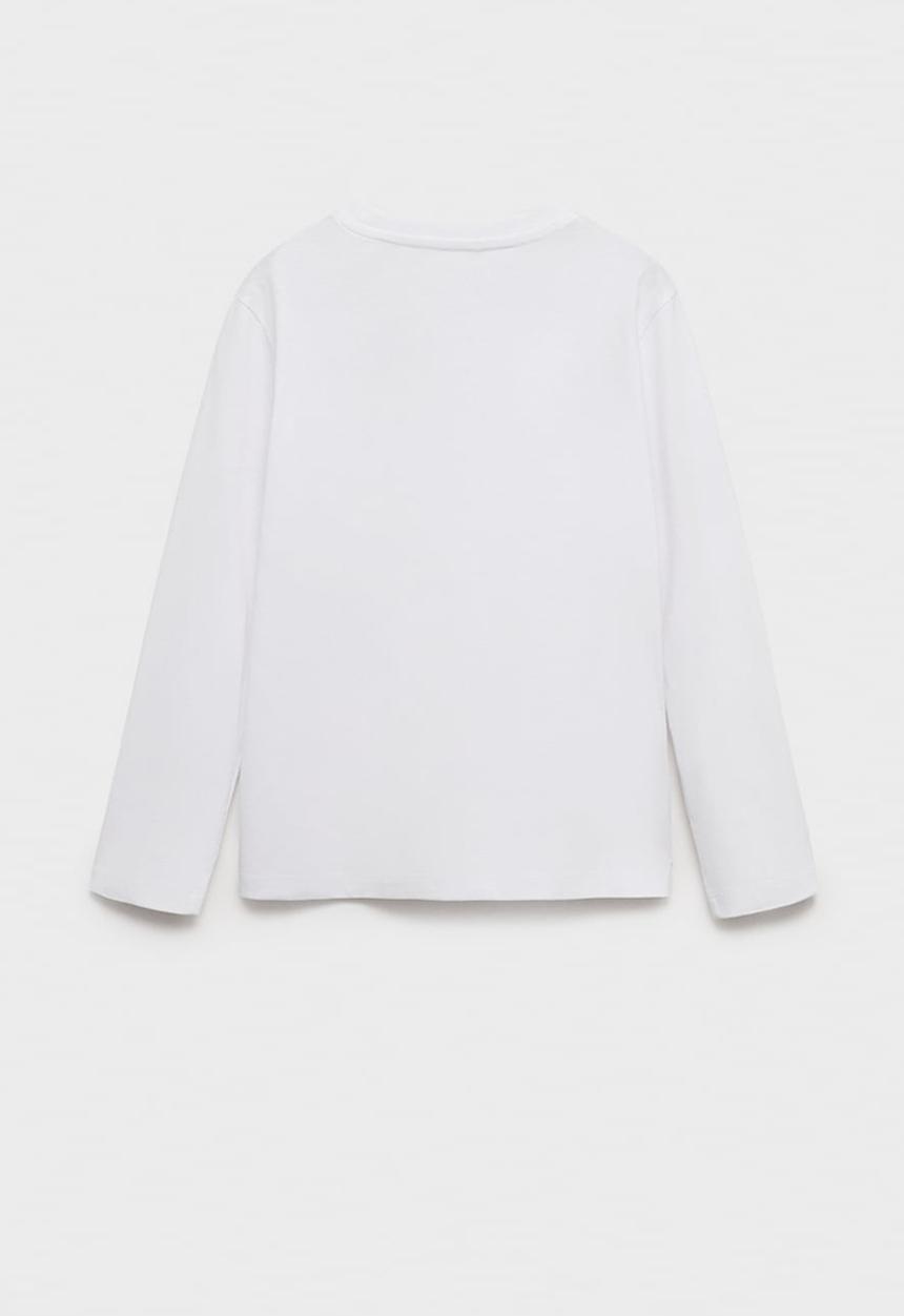 MANGO - T-shirt basica1 - white