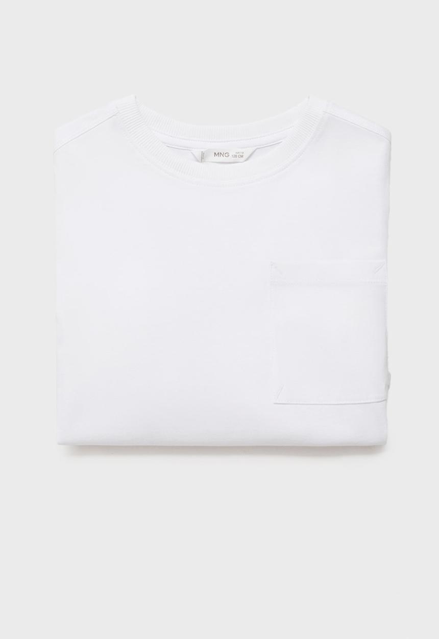 MANGO - T-shirt basica1 - white