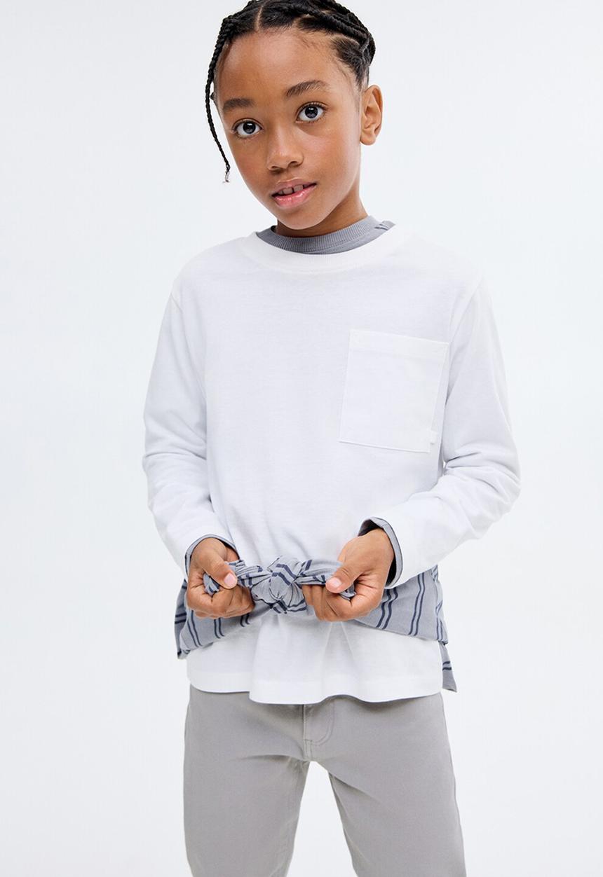 MANGO - T-shirt basica1 - white