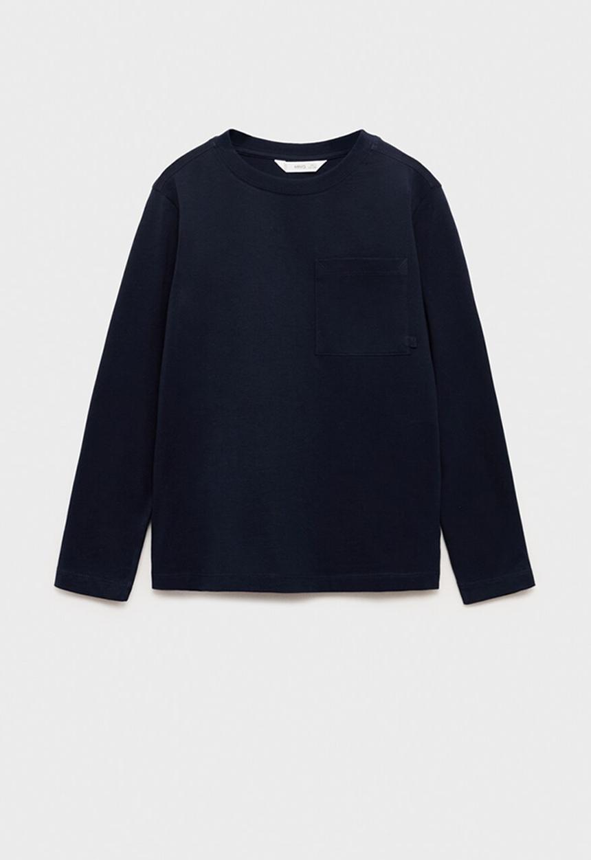 MANGO - T-shirt basica1 - navy