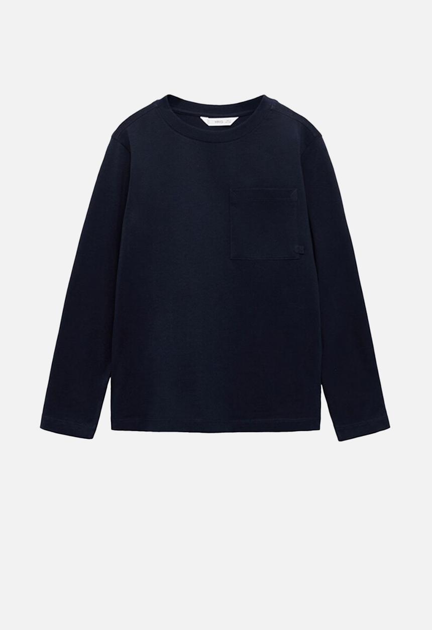 MANGO - T-shirt basica1 - navy