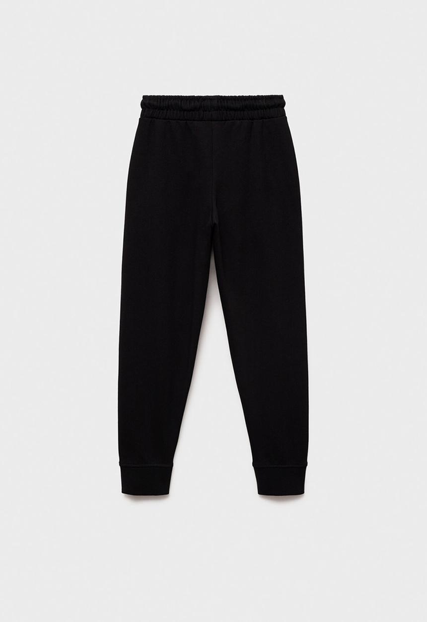 MANGO - Joggers francia - black