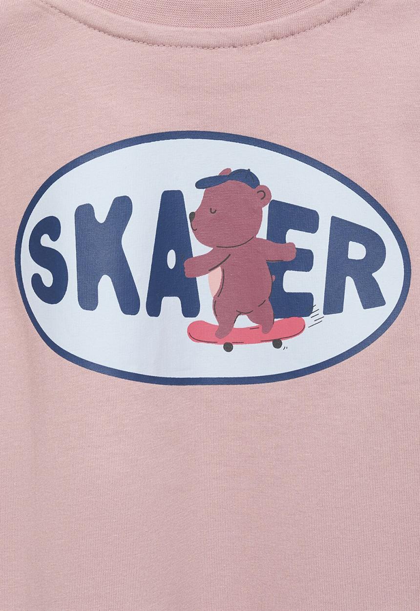 MANGO - T-shirt stayfree - light pastel pink
