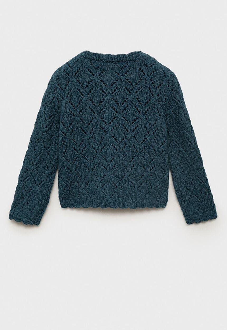 MANGO - Cardigan beltran - dark blue