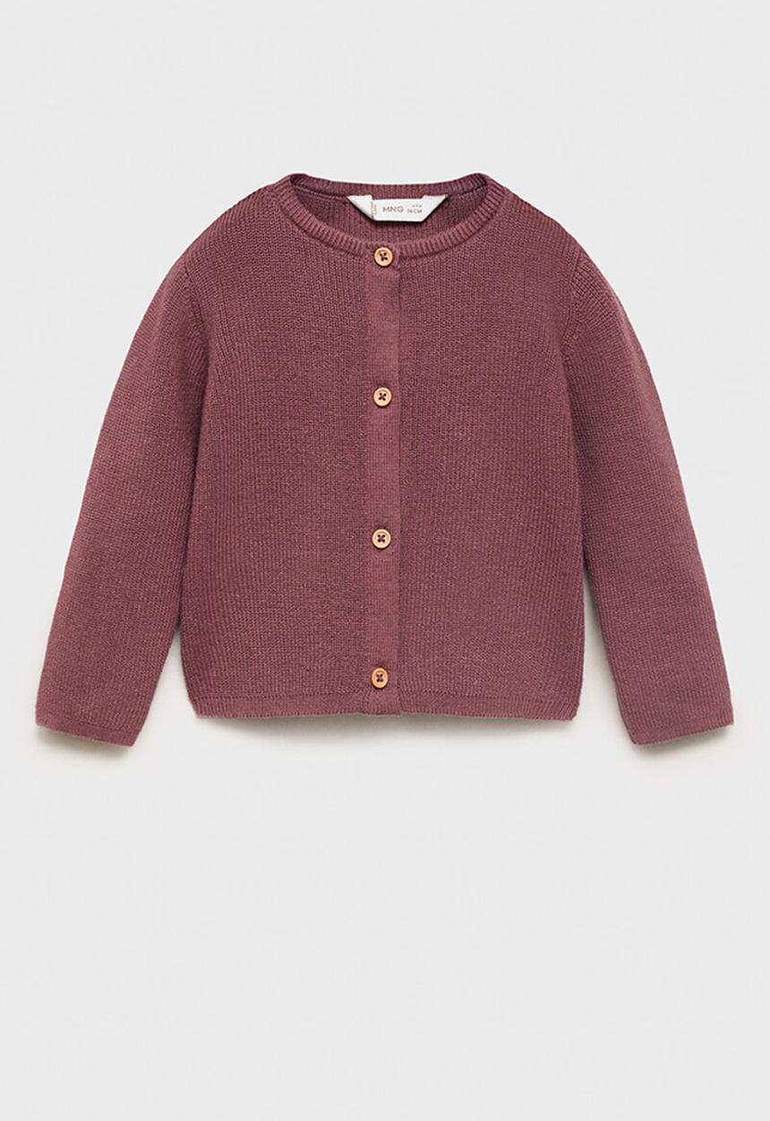 MANGO - Cardigan acacia - dark red