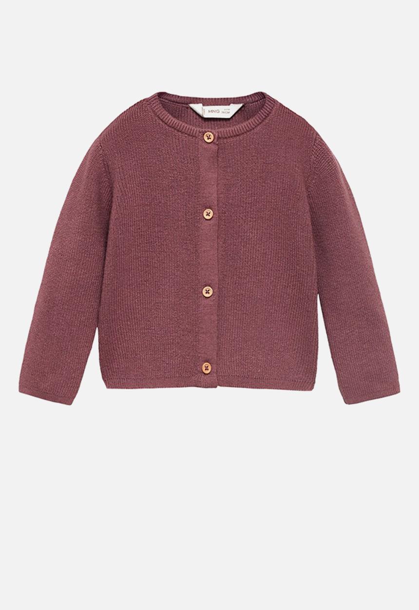 MANGO - Cardigan acacia - dark red