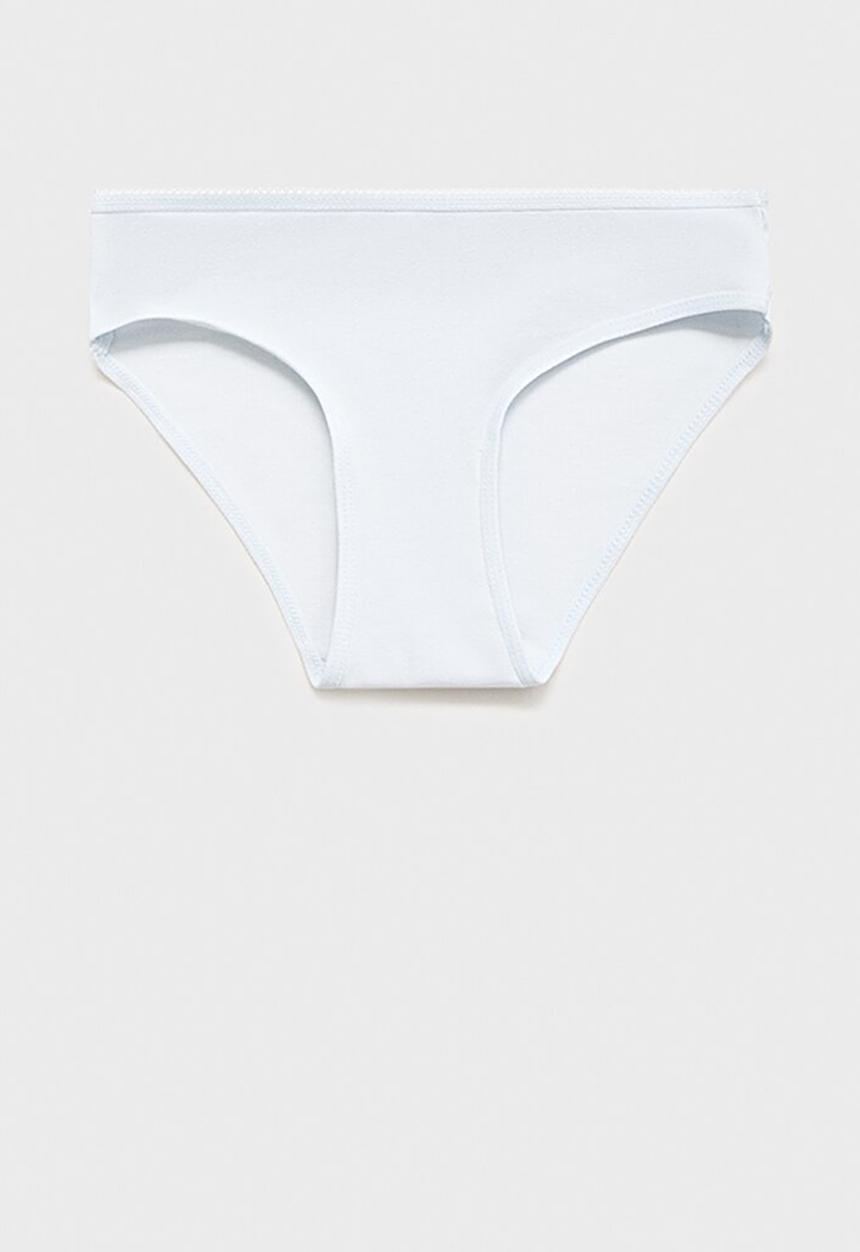 MANGO - Knicker flori - light pastel blue