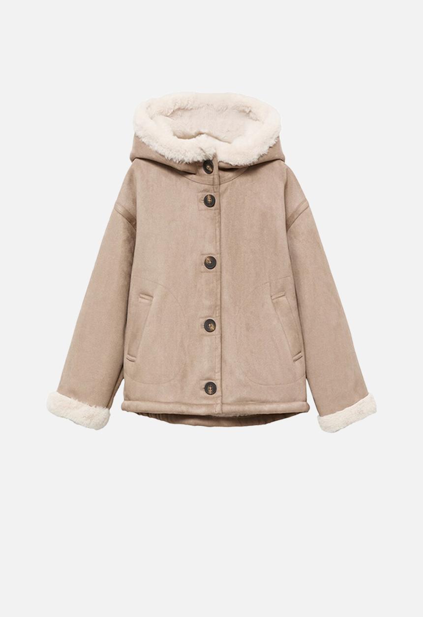 MANGO - Coat SIENA - Light Pastel Gray
