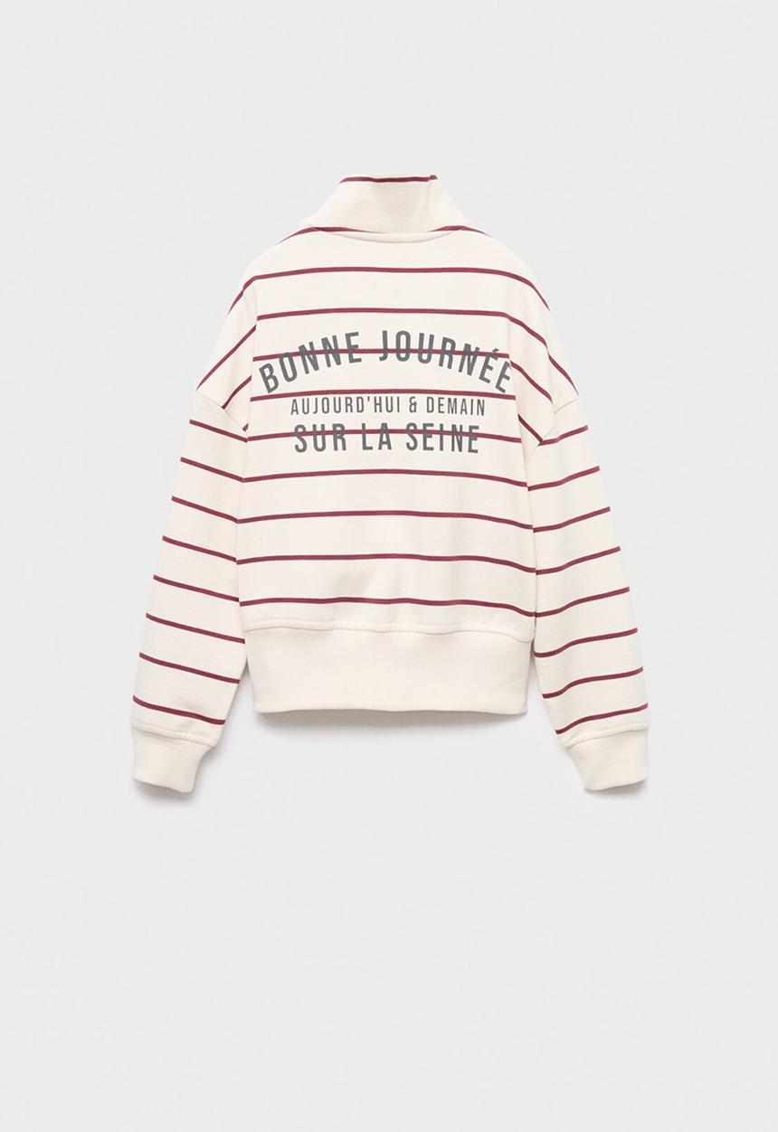 MANGO - Sweatshirt BONNE - Natural