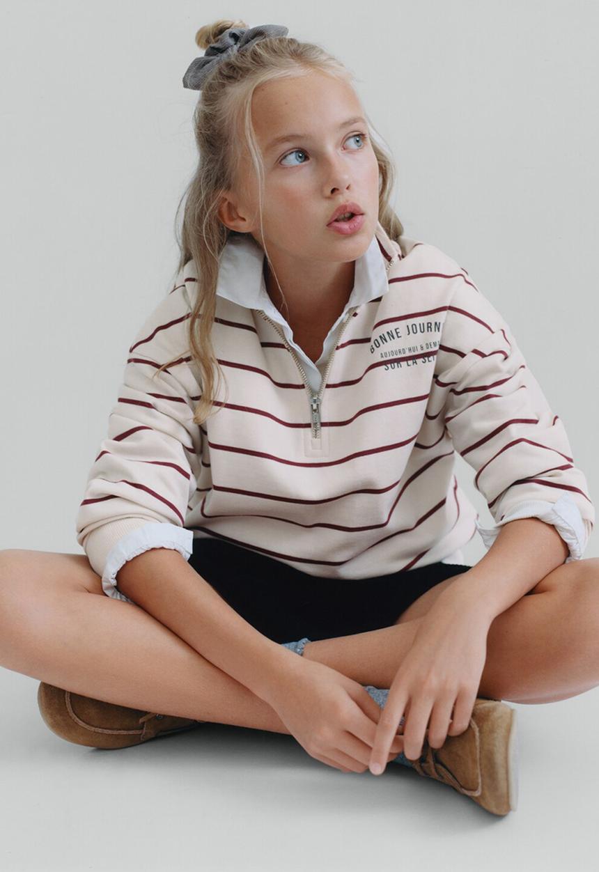 MANGO - Sweatshirt BONNE - Natural