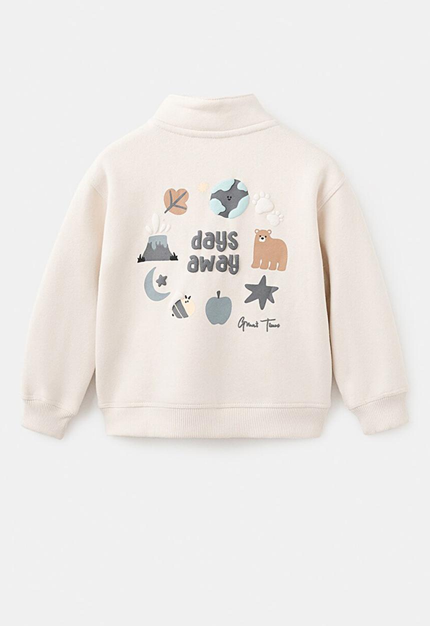 MANGO - Sweatshirt AWAY - Natural