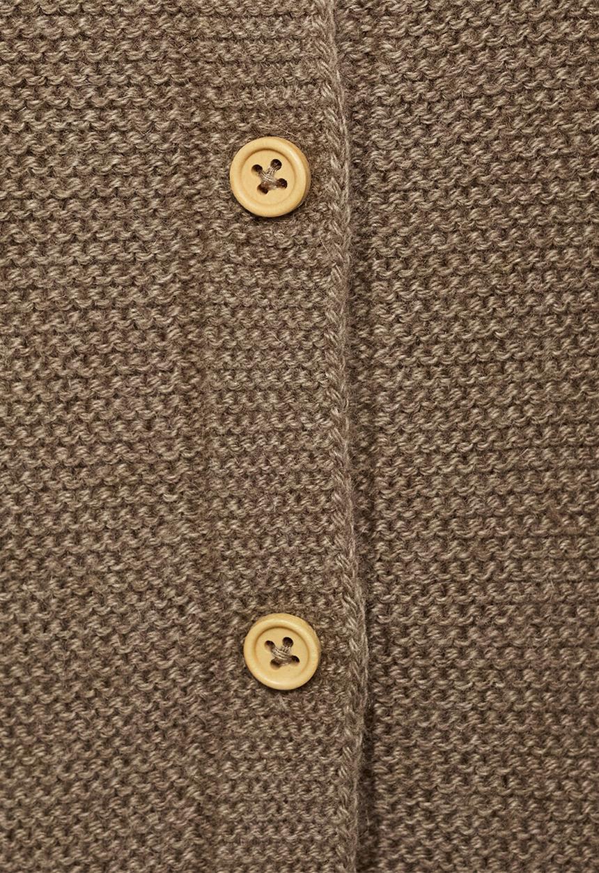 MANGO - Cardigan boba1 - medium brown