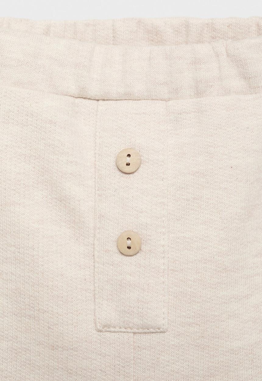 MANGO - Joggers SAND - Light Pastel Brown