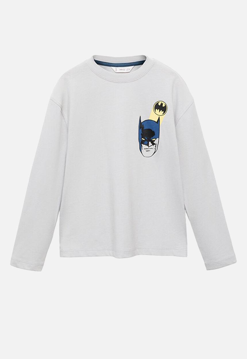 MANGO - T-shirt batlogo - natural