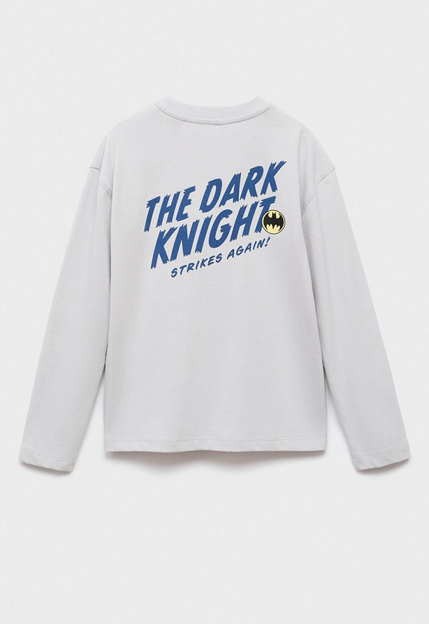 MANGO - T-shirt batlogo - natural