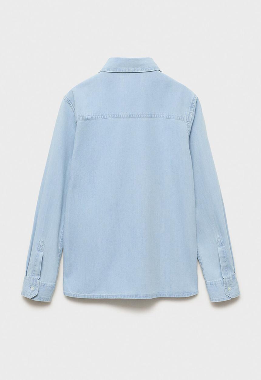 MANGO - Shirt joan - open blue