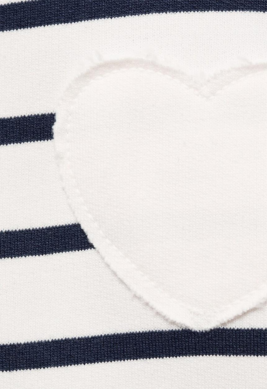 MANGO - Sweatshirt heart - natural