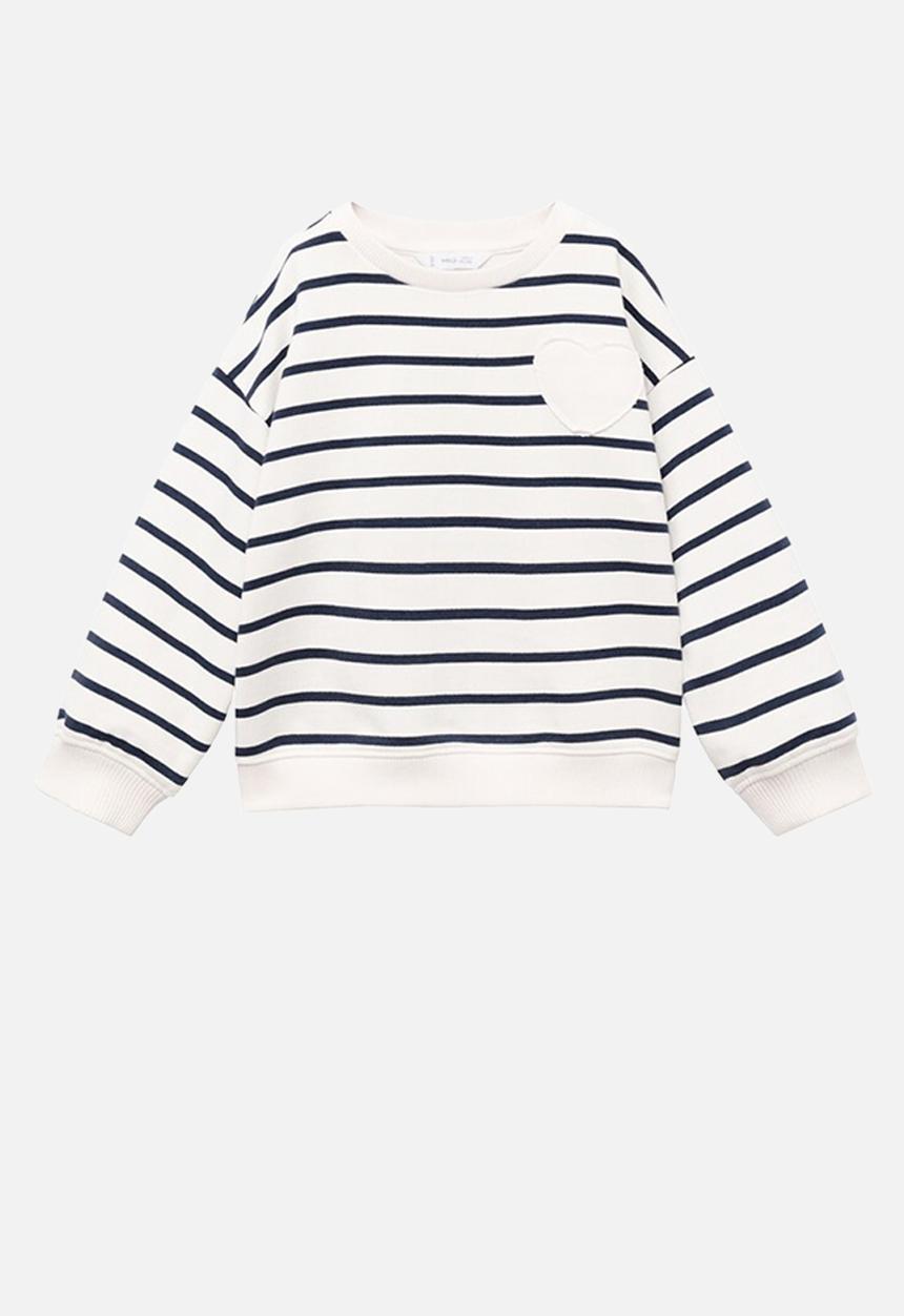 MANGO - Sweatshirt heart - natural