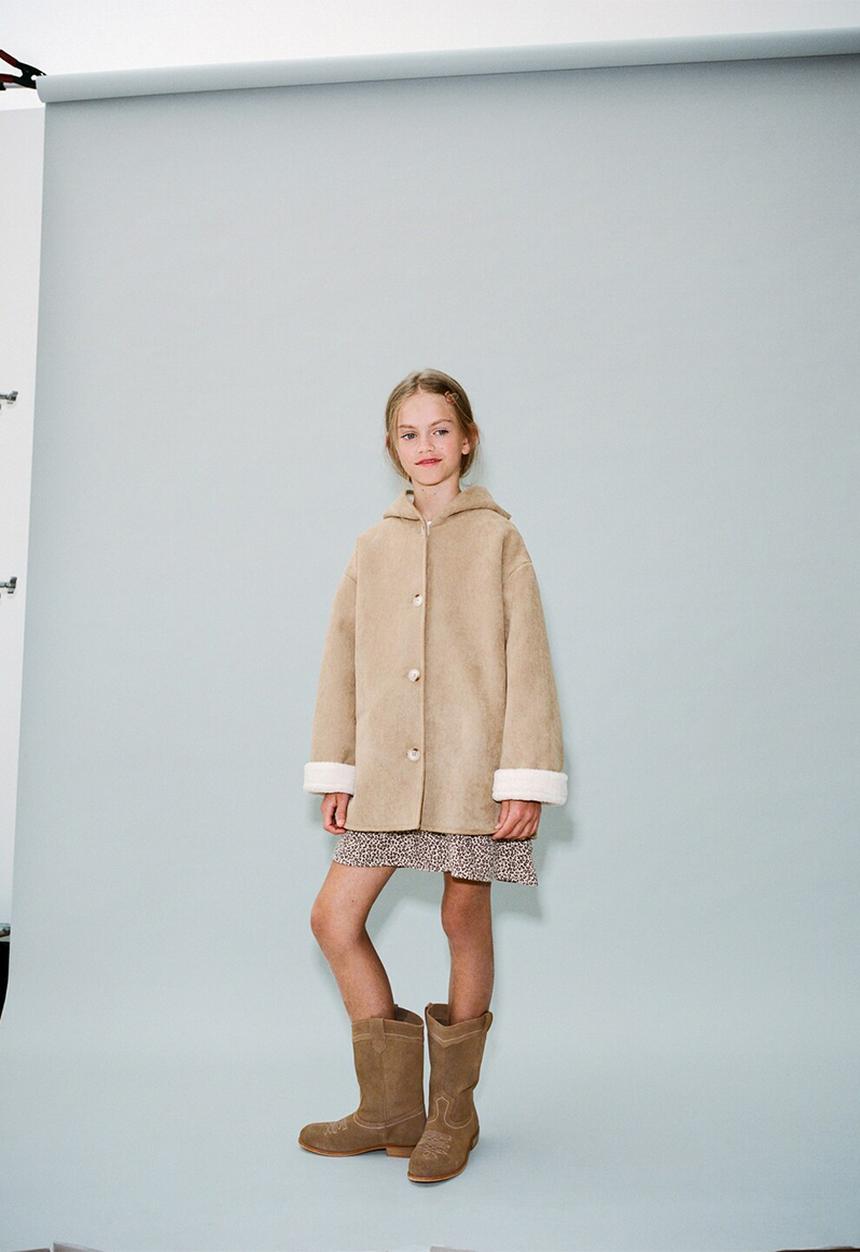 MANGO - Suede leather boots - brown