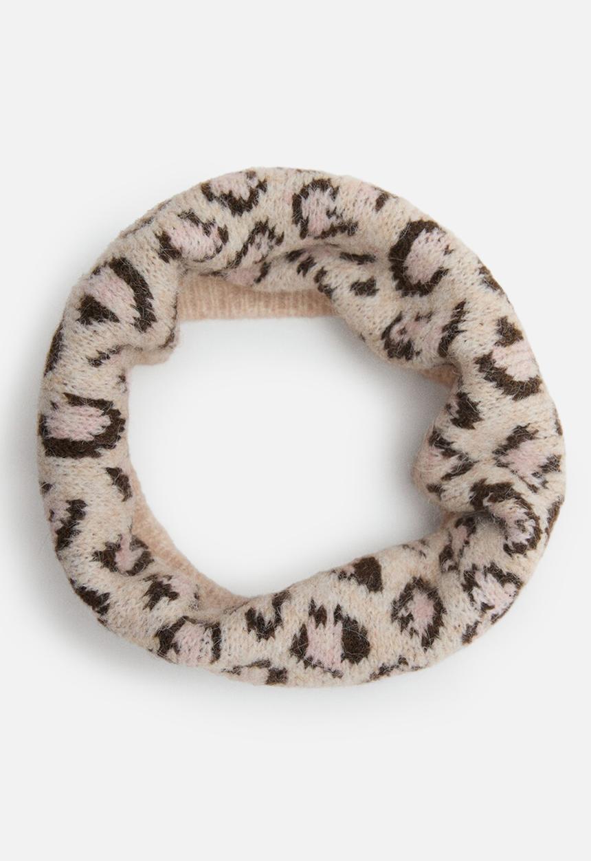 MANGO - Leopard-print scarf - sand