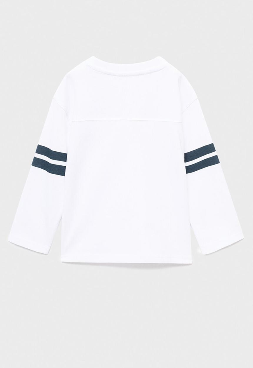 MANGO - T-shirt varsib - white