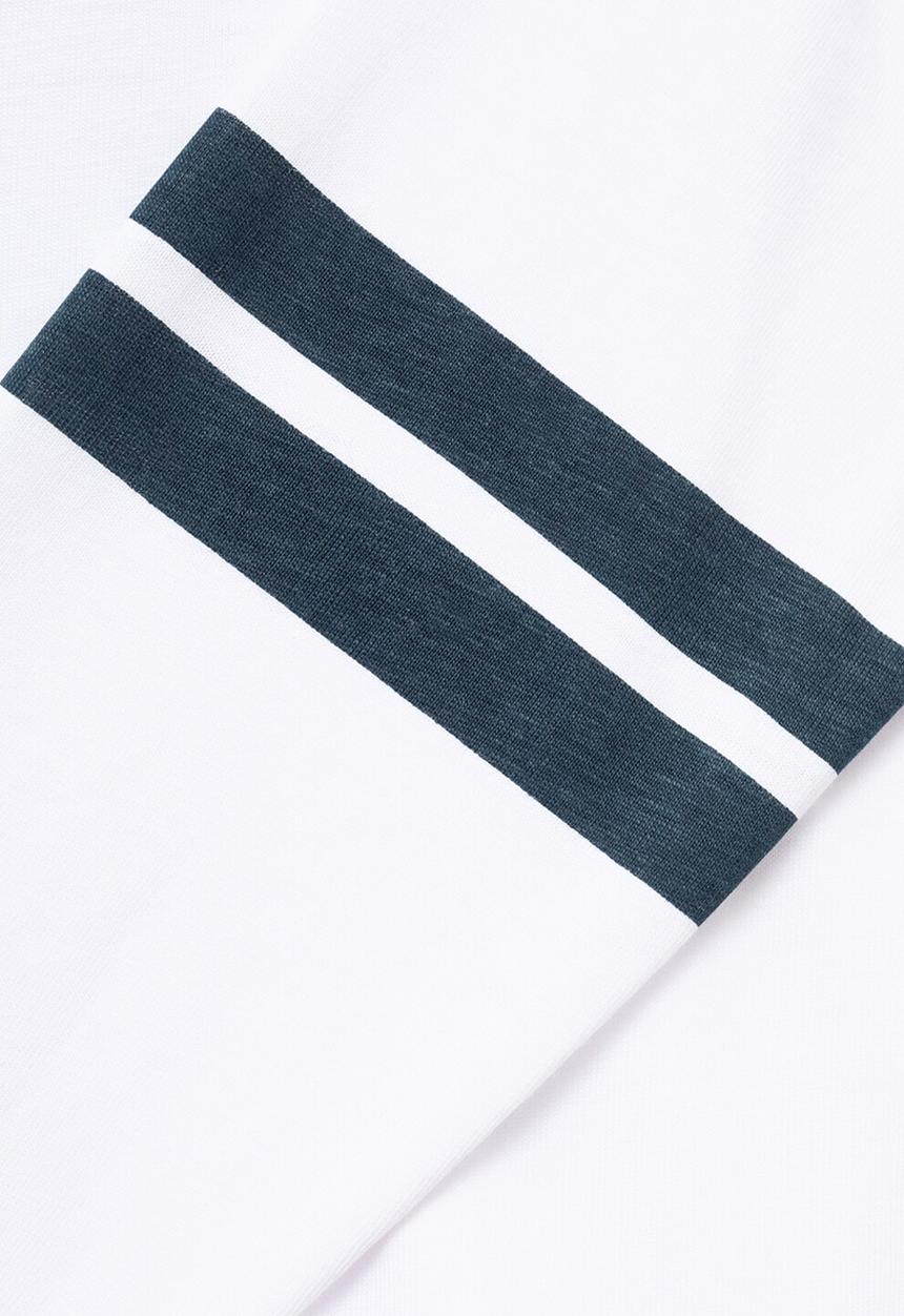 MANGO - T-shirt varsib - white
