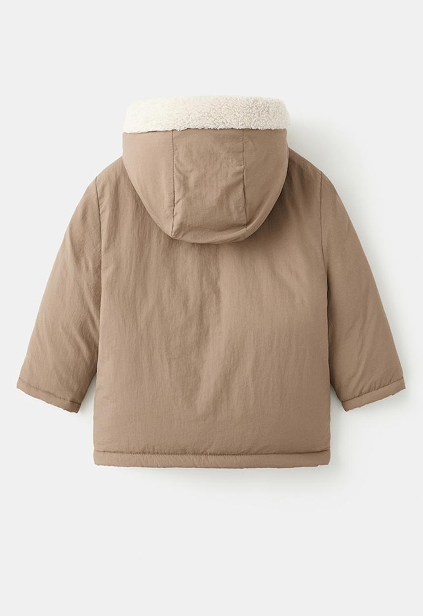 MANGO - Puffer coat PEDRO - Light Pastel Brown