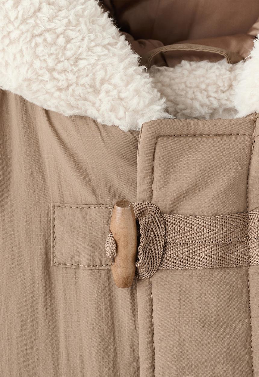 MANGO - Puffer coat PEDRO - Light Pastel Brown