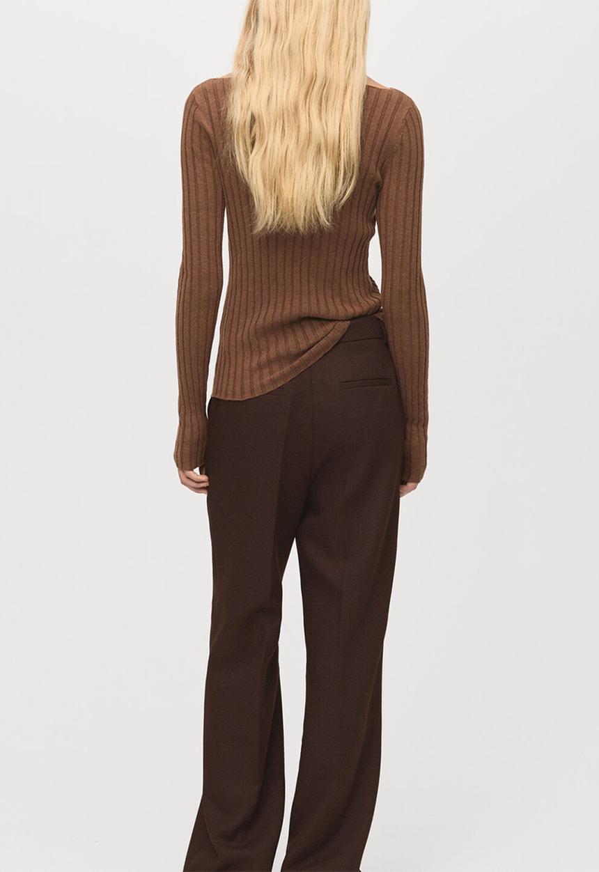 MANGO - Sweater flurry - dark brown