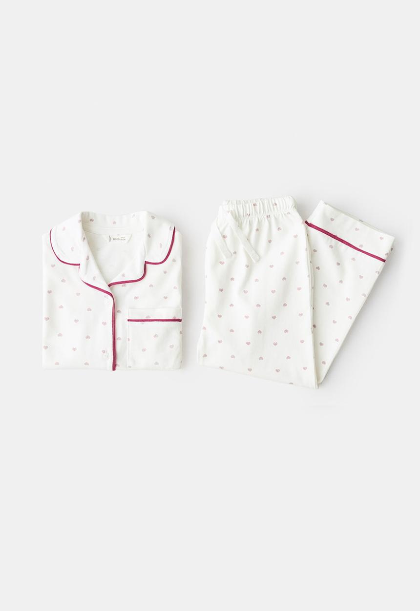 MANGO - Pyjama CORAZON - Natural