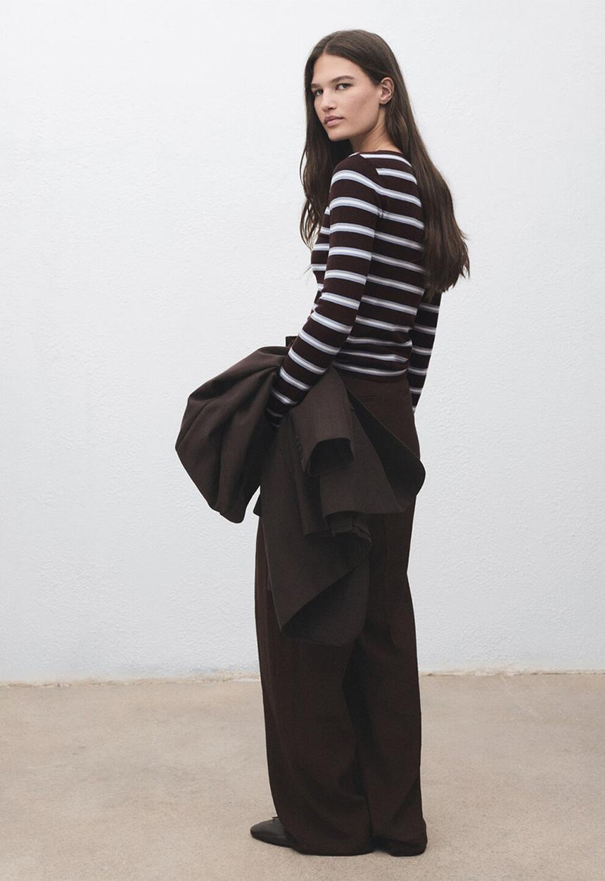 MANGO - Sweater rirar - dark brown