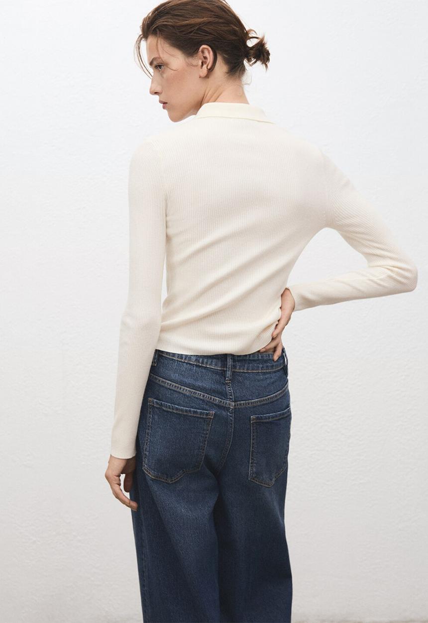 MANGO - Sweater twenties - light beige