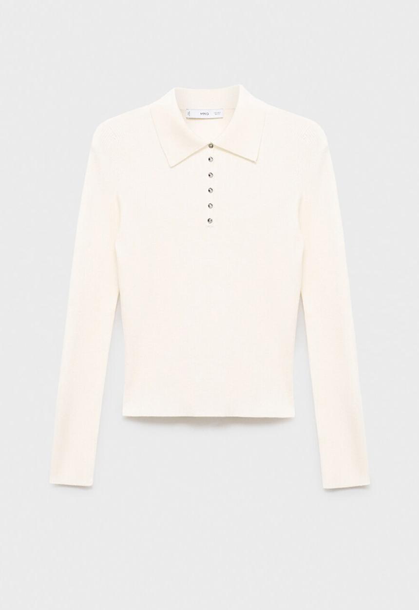 MANGO - Sweater twenties - light beige