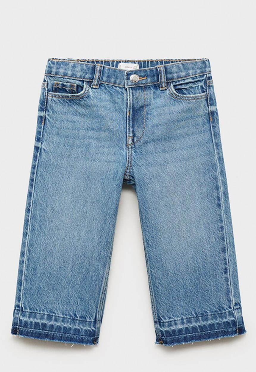 MANGO - Jeans culote - open blue